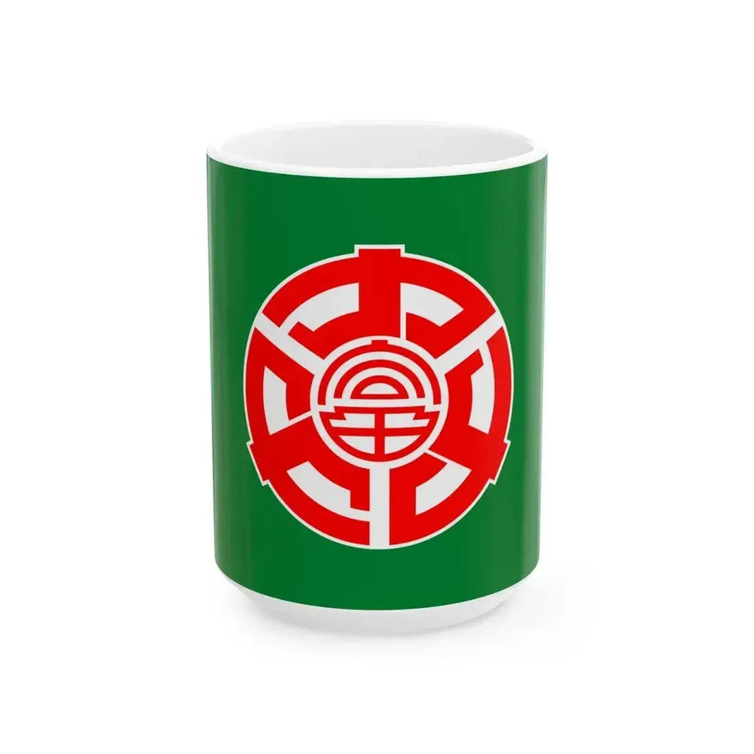 Flag of Kamifurano Hokkaido (Japan) White Coffee Mug 15oz - Go Mug Yourself