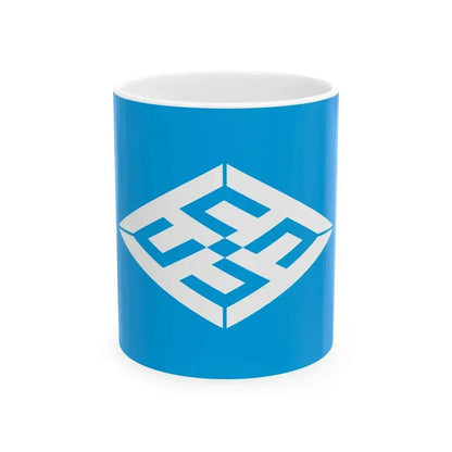 Flag of Kamiiso Hokkaido 1916-2006 (Japan) White Coffee Mug 11oz - Go Mug Yourself