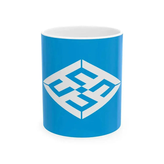 Flag of Kamiiso Hokkaido 1916-2006 (Japan) White Coffee Mug 11oz - Go Mug Yourself