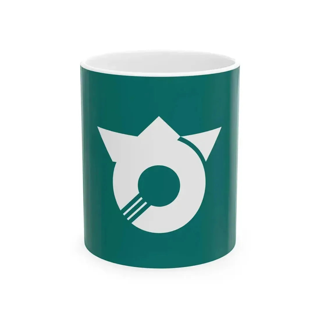 Flag of Kamiita Tokushima (Japan) White Coffee Mug 11oz - Go Mug Yourself