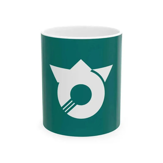 Flag of Kamiita Tokushima (Japan) White Coffee Mug 11oz - Go Mug Yourself