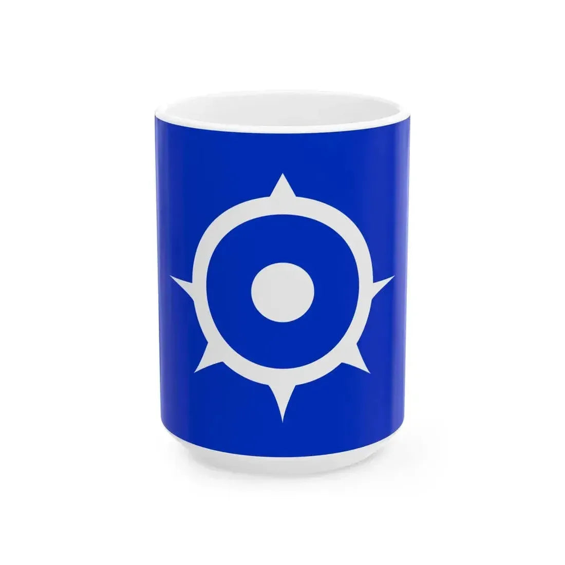 Flag of Kamiizumi Saitama 1972-2005 (Japan) White Coffee Mug 15oz - Go Mug Yourself