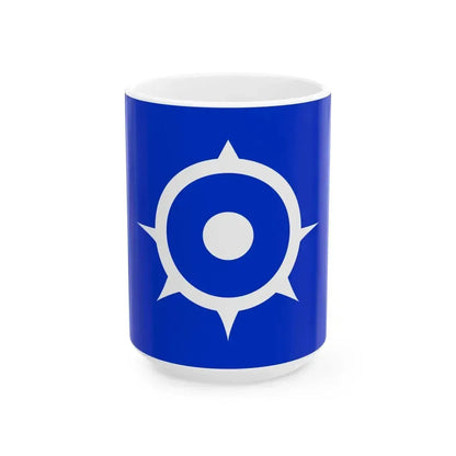 Flag of Kamiizumi Saitama 1972-2005 (Japan) White Coffee Mug 15oz - Go Mug Yourself