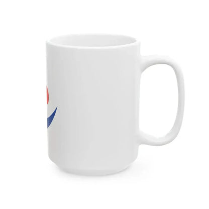 Flag of Kamijima Ehime (Japan) White Coffee Mug - Go Mug Yourself