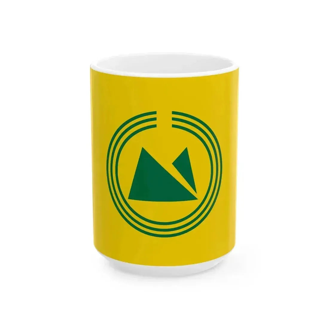Flag of Kamikawa Hokkaido (Japan) White Coffee Mug 15oz - Go Mug Yourself