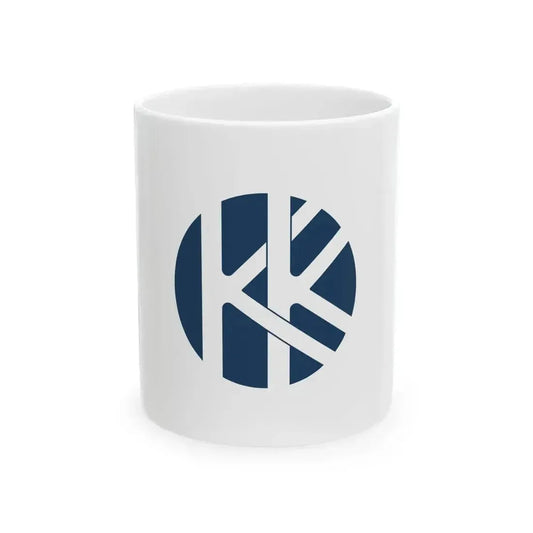 Flag of Kamikawa Saitama (Japan) White Coffee Mug 11oz - Go Mug Yourself