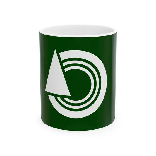Flag of Kamikawachi Tochigi 1969-2007 (Japan) White Coffee Mug 11oz - Go Mug Yourself