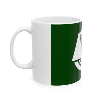 Flag of Kamikawachi Tochigi 1969-2007 (Japan) White Coffee Mug - Go Mug Yourself