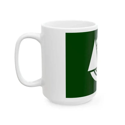 Flag of Kamikawachi Tochigi 1969-2007 (Japan) White Coffee Mug - Go Mug Yourself