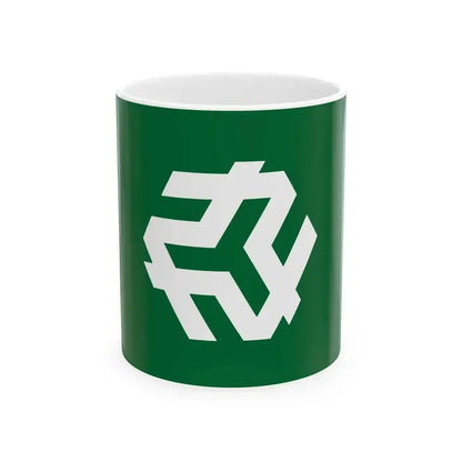 Flag of Kamikitayama Nara (Japan) White Coffee Mug 11oz - Go Mug Yourself