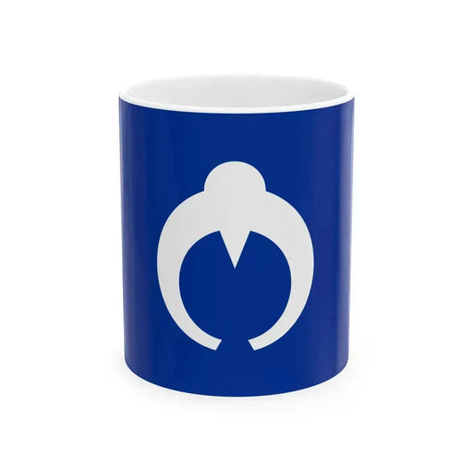Flag of Kamikoani Akita (Japan) White Coffee Mug 11oz - Go Mug Yourself