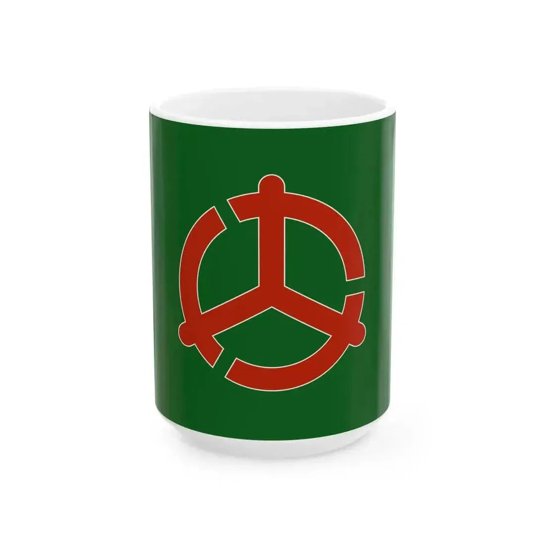 Flag of Kamimine Saga (Japan) White Coffee Mug 15oz - Go Mug Yourself