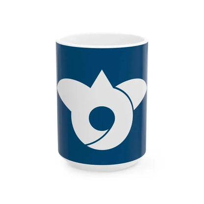 Flag of Kamisu Ibaraki (Japan) White Coffee Mug 15oz - Go Mug Yourself
