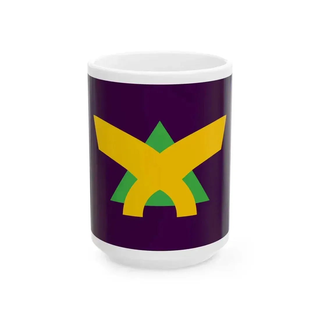 Flag of Kamitaira Toyama 1974-2004 (Japan) White Coffee Mug 15oz - Go Mug Yourself