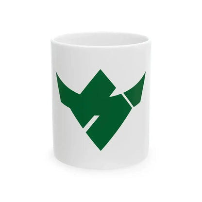 Flag of Kamitakara Gifu 1964-2005 (Japan) White Coffee Mug 11oz - Go Mug Yourself