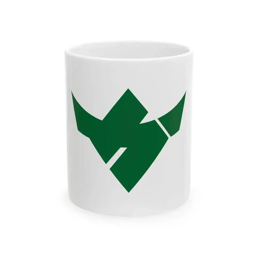 Flag of Kamitakara Gifu 1964-2005 (Japan) White Coffee Mug 11oz - Go Mug Yourself