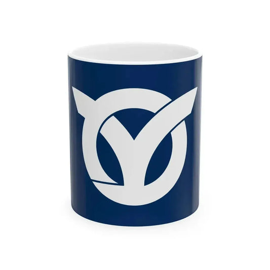 Flag of Kamitonda Wakayama alternate version (Japan) White Coffee Mug 11oz - Go Mug Yourself