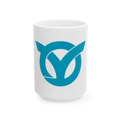 Flag of Kamitonda Wakayama (Japan) White Coffee Mug 15oz - Go Mug Yourself