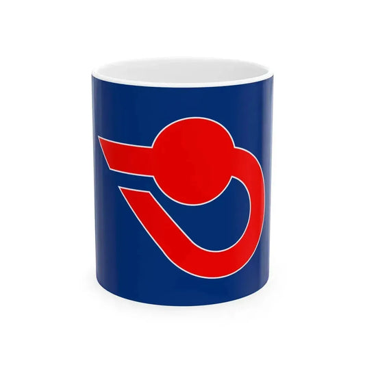 Flag of Kamo Shizuoka 1973-2005 (Japan) White Coffee Mug 11oz - Go Mug Yourself