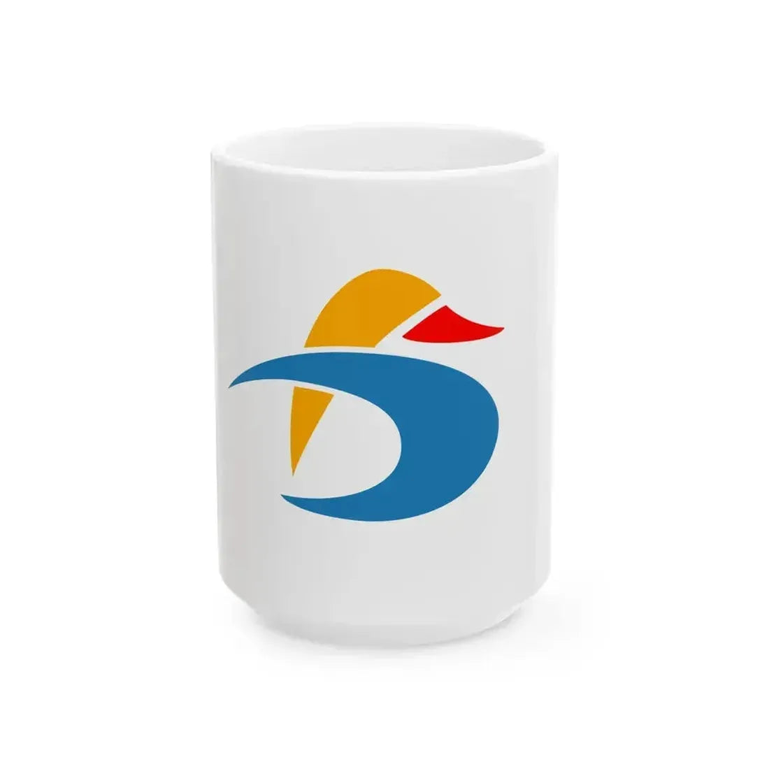 Flag of Kamogawa Chiba (Japan) White Coffee Mug 15oz - Go Mug Yourself