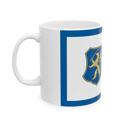 Flag of Kamond (Hungary) White Coffee Mug - Go Mug Yourself