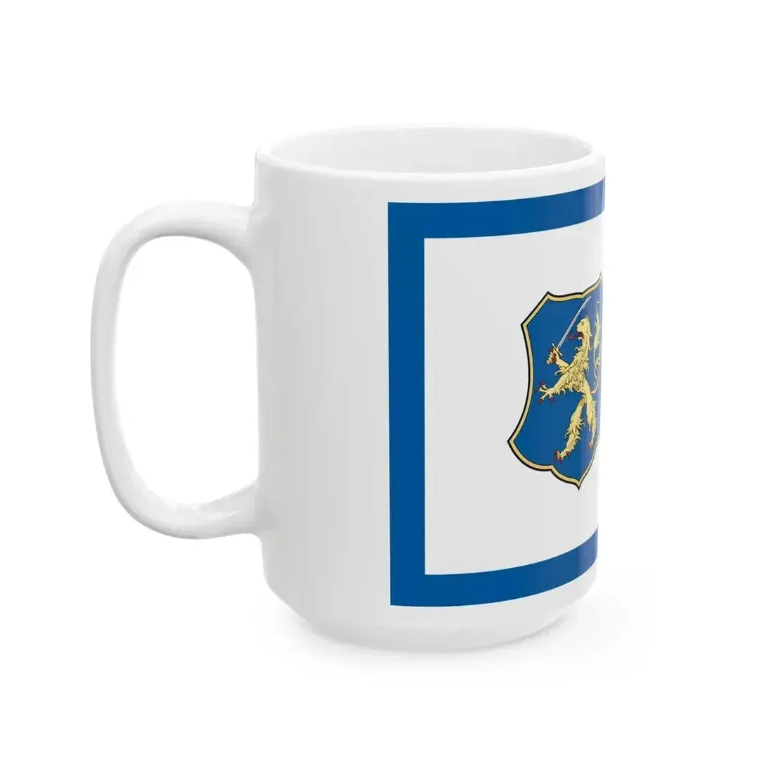 Flag of Kamond (Hungary) White Coffee Mug - Go Mug Yourself