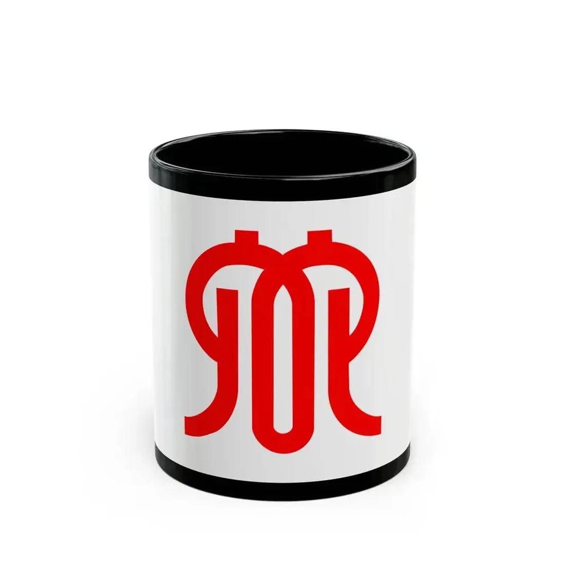 Flag of Kanagawa Prefecture Japan - Black Coffee Mug 11oz - Go Mug Yourself