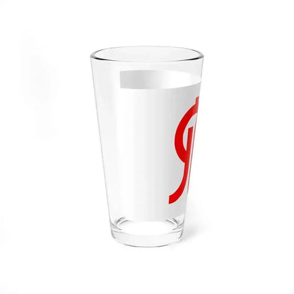 Flag of Kanagawa Prefecture Japan - Pint Glass 16oz - Go Mug Yourself