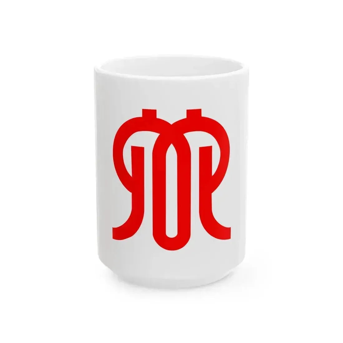 Flag of Kanagawa Prefecture Japan - White Coffee Mug 15oz - Go Mug Yourself