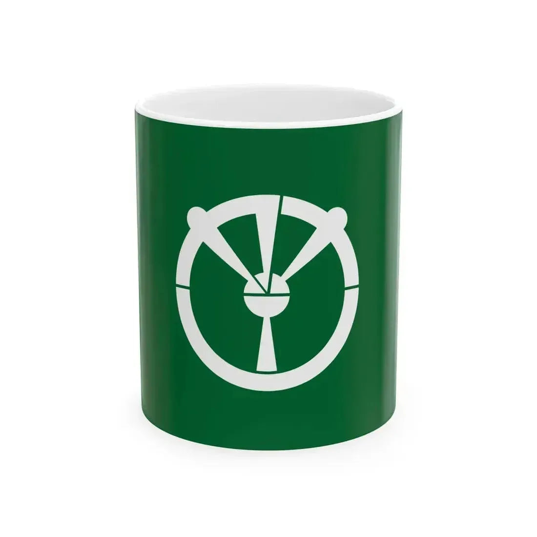 Flag of Kanan Osaka (Japan) White Coffee Mug 11oz - Go Mug Yourself