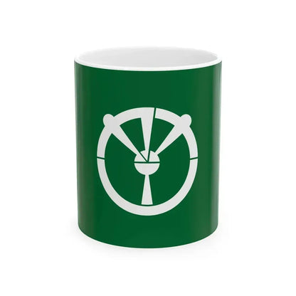 Flag of Kanan Osaka (Japan) White Coffee Mug 11oz - Go Mug Yourself