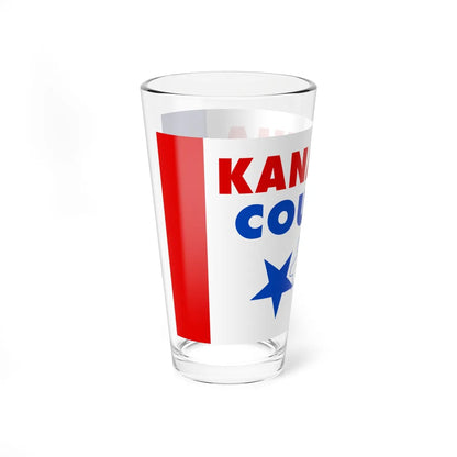 Flag of Kanawha County West Virginia (United States) Pint Glass 16oz - Go Mug Yourself