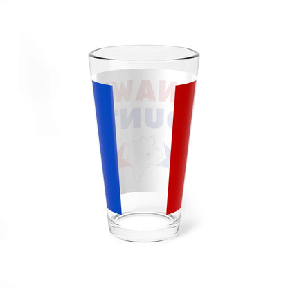 Flag of Kanawha County West Virginia (United States) Pint Glass 16oz - Go Mug Yourself