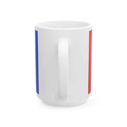 Flag of Kanawha County West Virginia (United States) White Coffee Mug - Go Mug Yourself