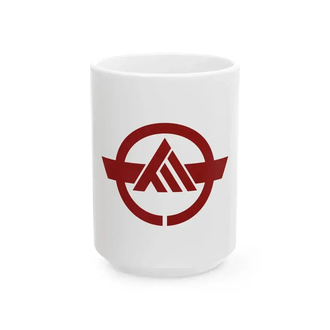 Flag of Kanda Fukuoka (Japan) White Coffee Mug 15oz - Go Mug Yourself