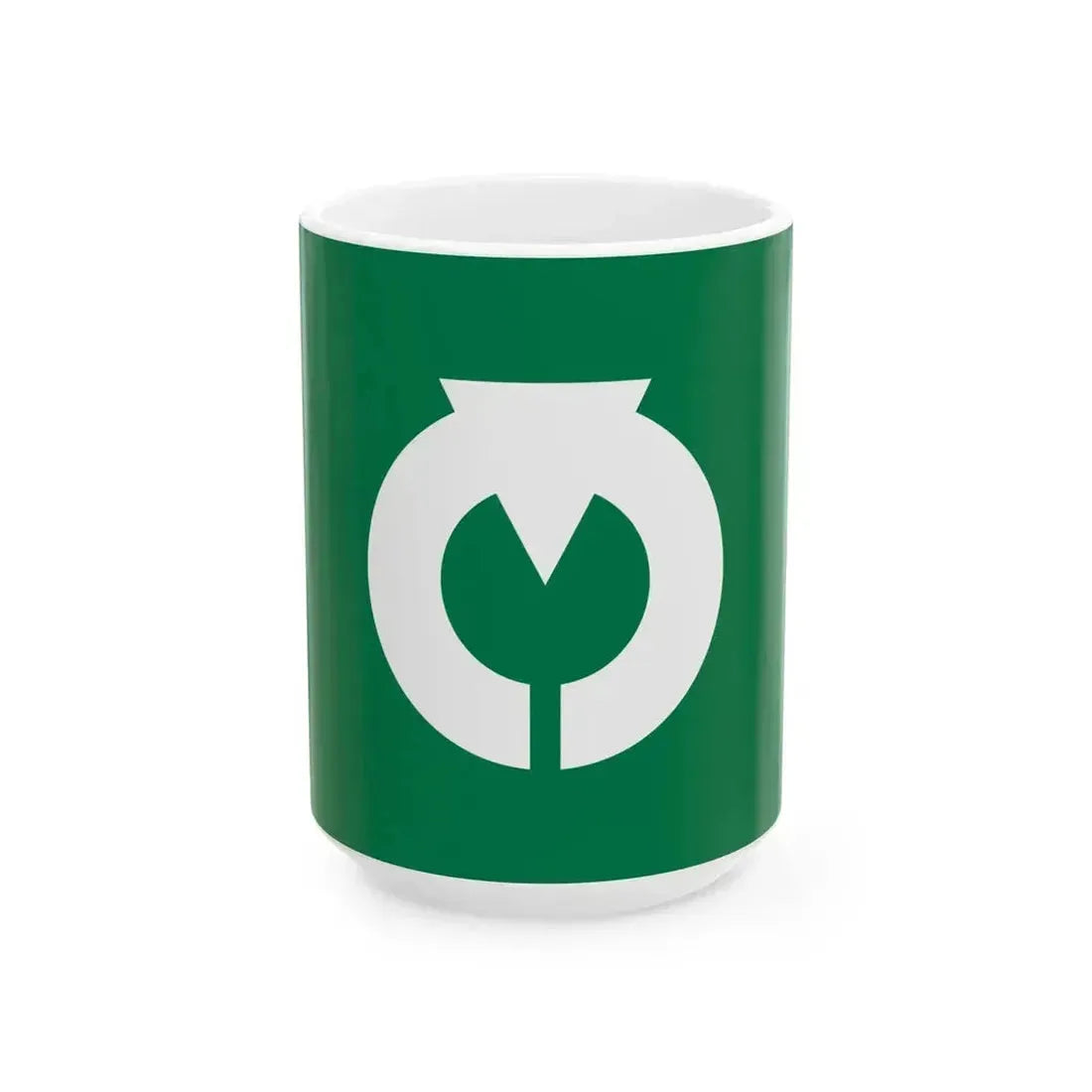 Flag of Kanegasaki Iwate (Japan) White Coffee Mug 15oz - Go Mug Yourself