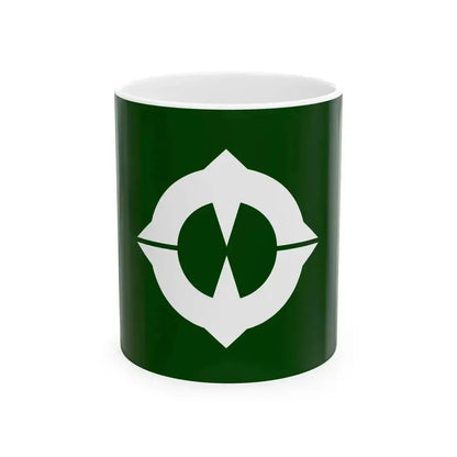 Flag of Kaneyama Fukushima (Japan) White Coffee Mug 11oz - Go Mug Yourself
