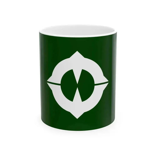 Flag of Kaneyama Fukushima (Japan) White Coffee Mug 11oz - Go Mug Yourself