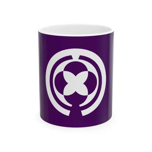 Flag of Kanmaki Nara (Japan) White Coffee Mug 11oz - Go Mug Yourself