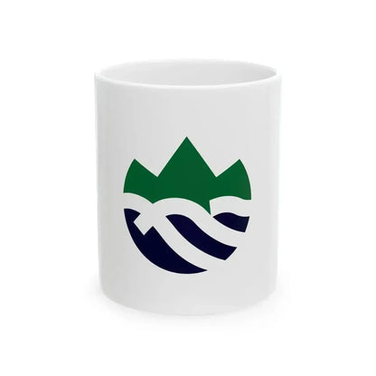 Flag of Kanna Gunma (Japan) White Coffee Mug 11oz - Go Mug Yourself