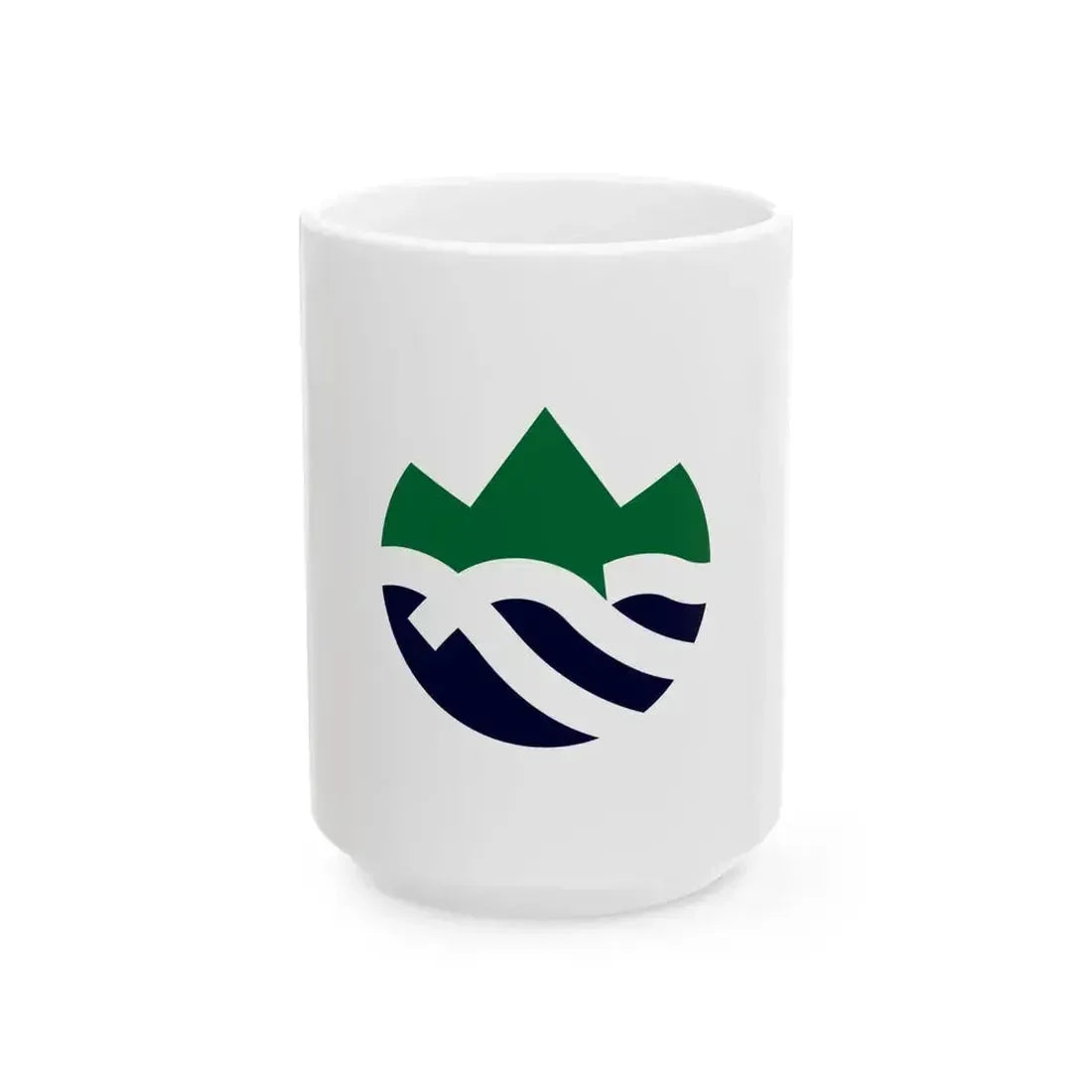 Flag of Kanna Gunma (Japan) White Coffee Mug 15oz - Go Mug Yourself