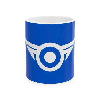 Flag of Kanra Gunma (Japan) White Coffee Mug 11oz - Go Mug Yourself