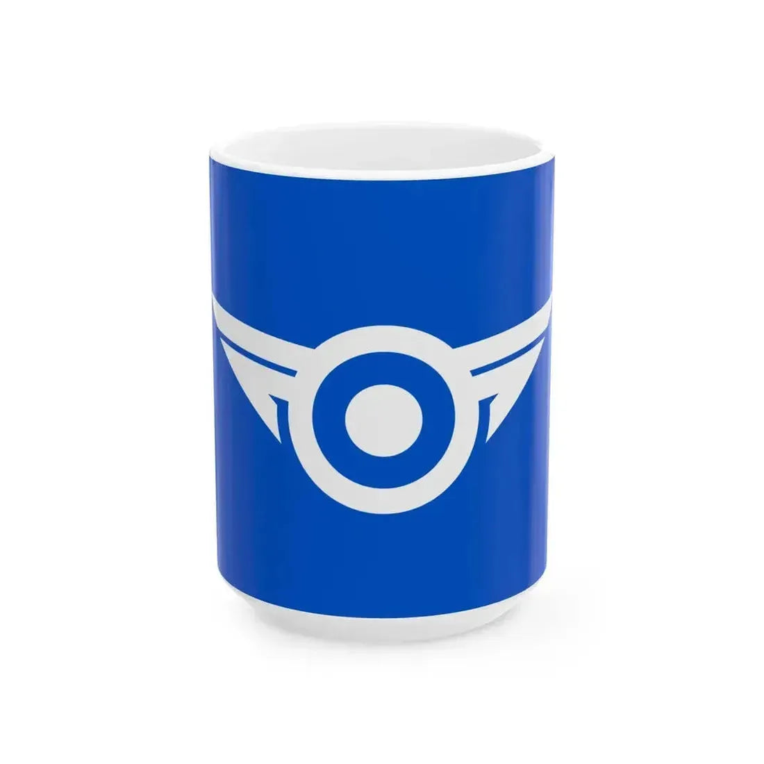 Flag of Kanra Gunma (Japan) White Coffee Mug 15oz - Go Mug Yourself