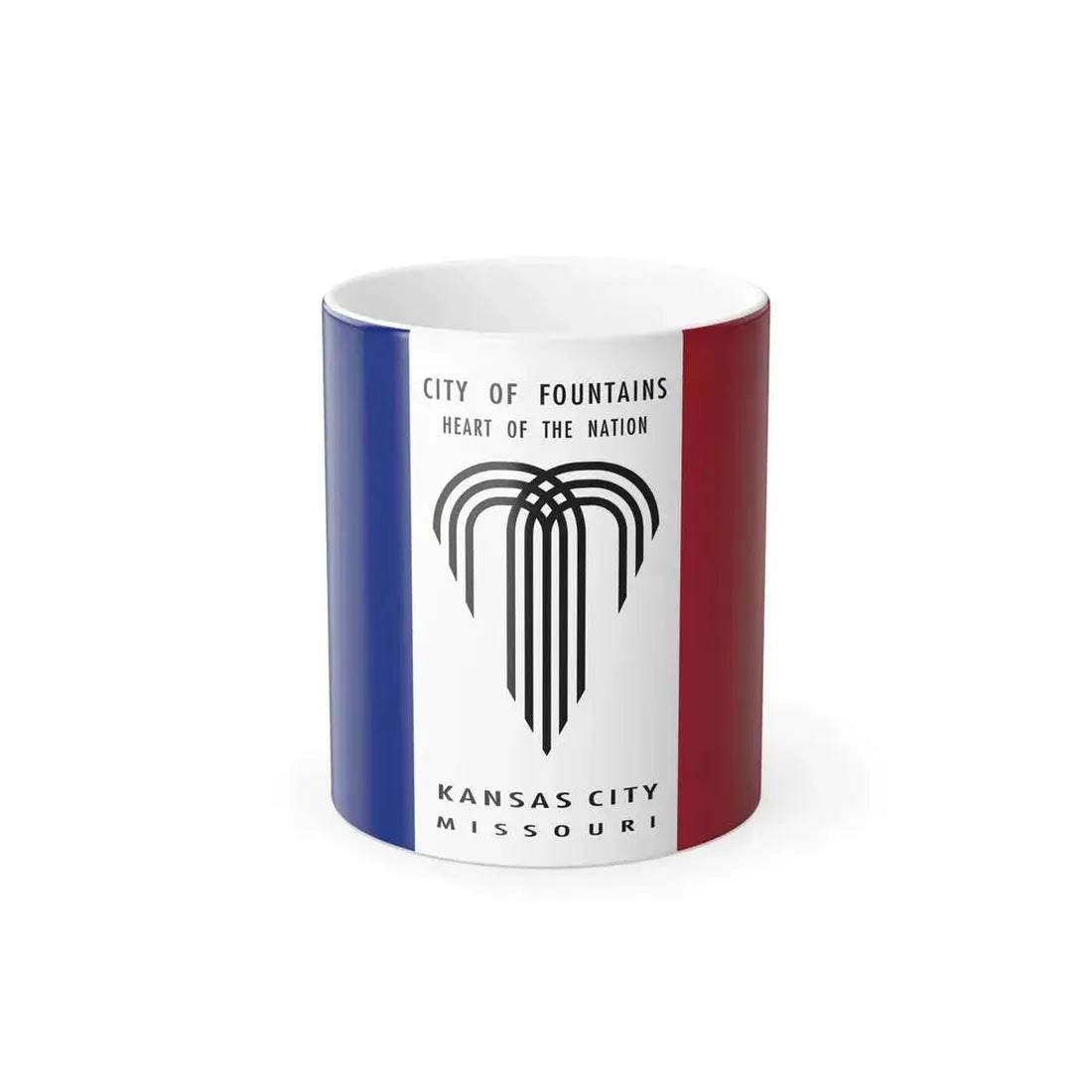 Flag of Kansas City, Missouri - Color Changing Coffee Mug 11oz - Go Mug Yourself