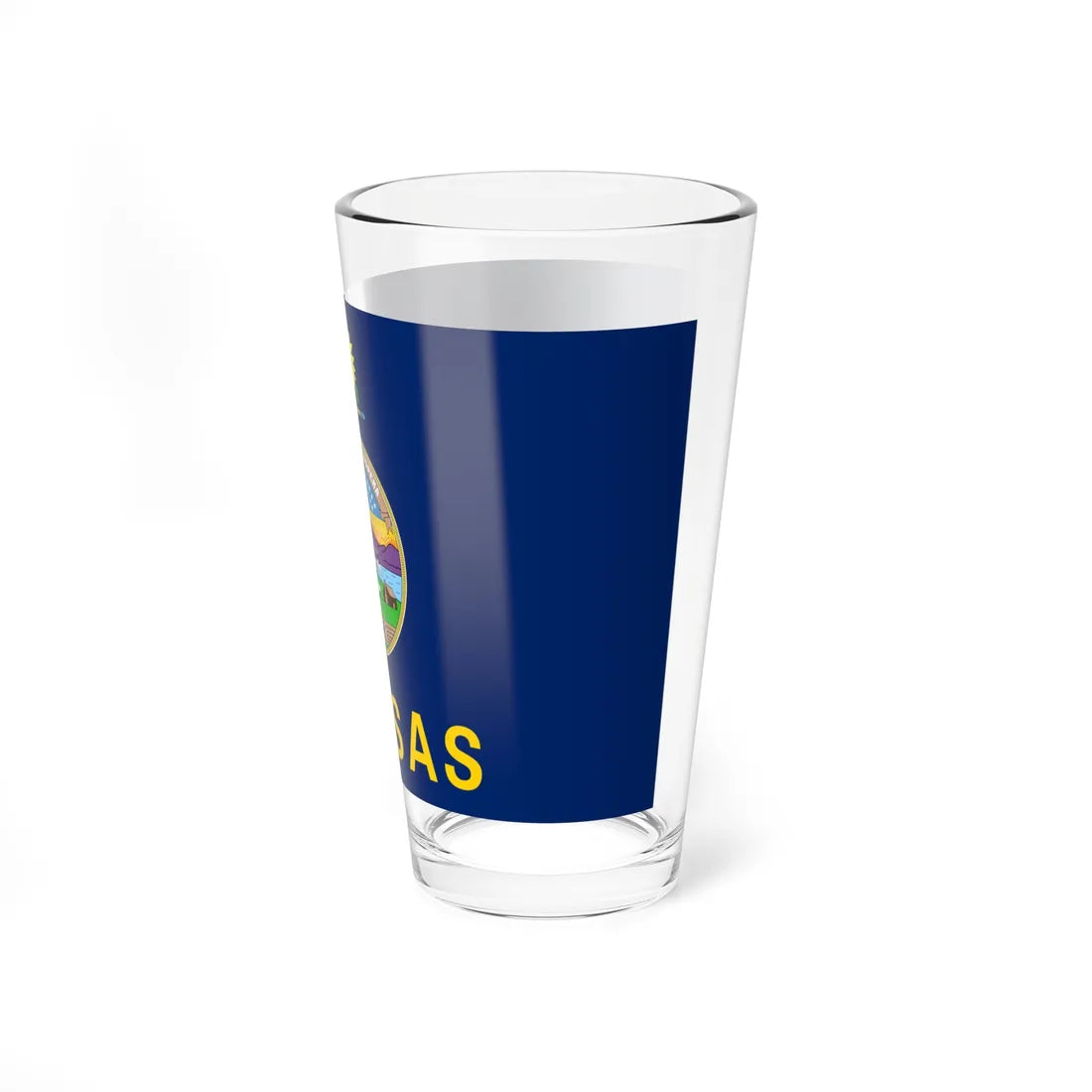 Flag of Kansas (United States) Pint Glass 16oz - Go Mug Yourself