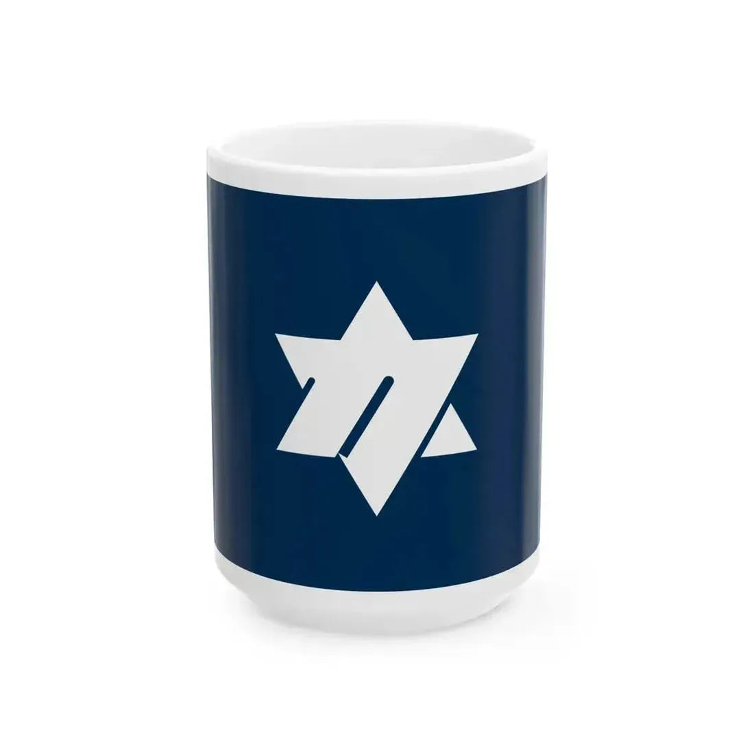 Flag of Kanuma Tochigi (Japan) White Coffee Mug 15oz - Go Mug Yourself