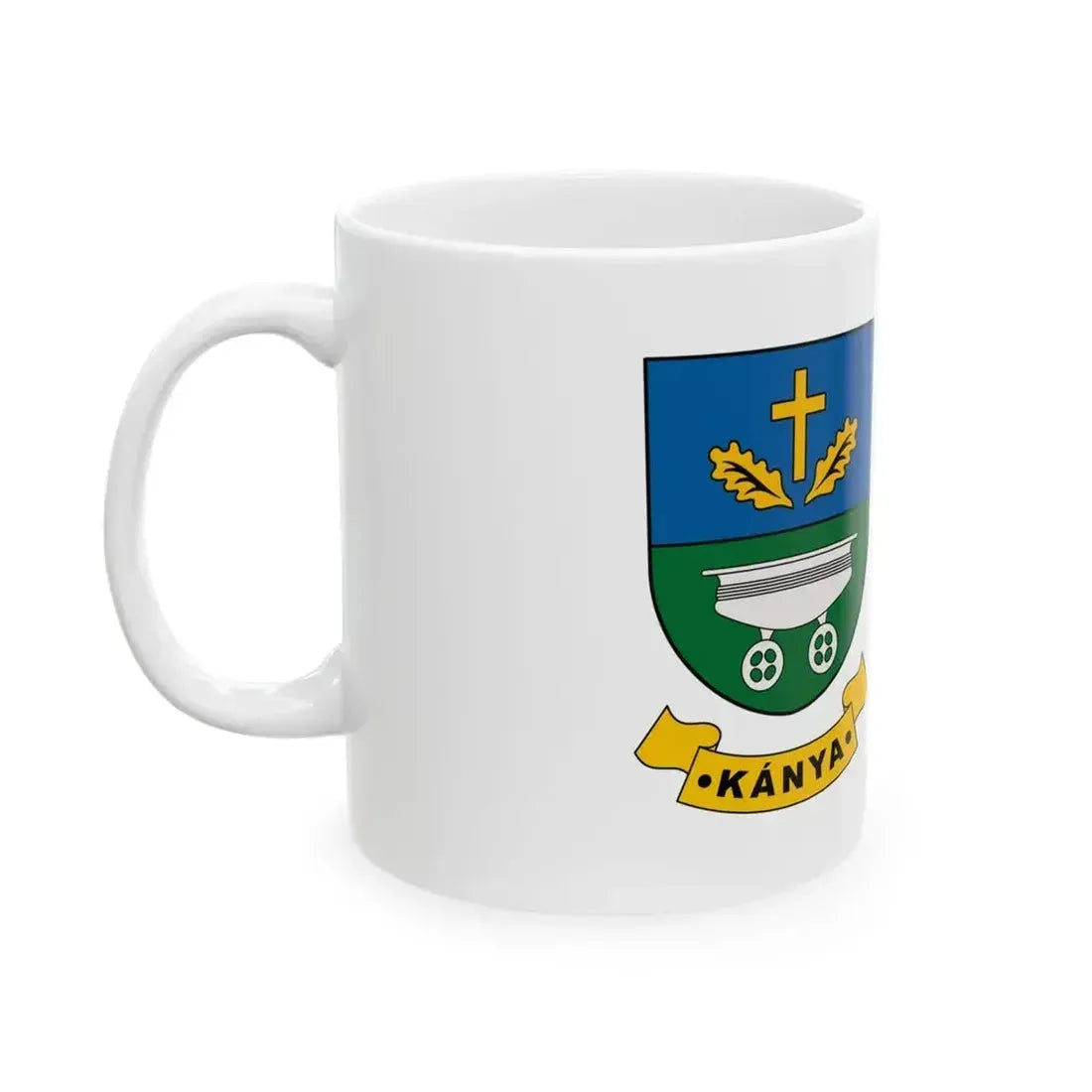 Flag of Kanya (Hungary) White Coffee Mug - Go Mug Yourself