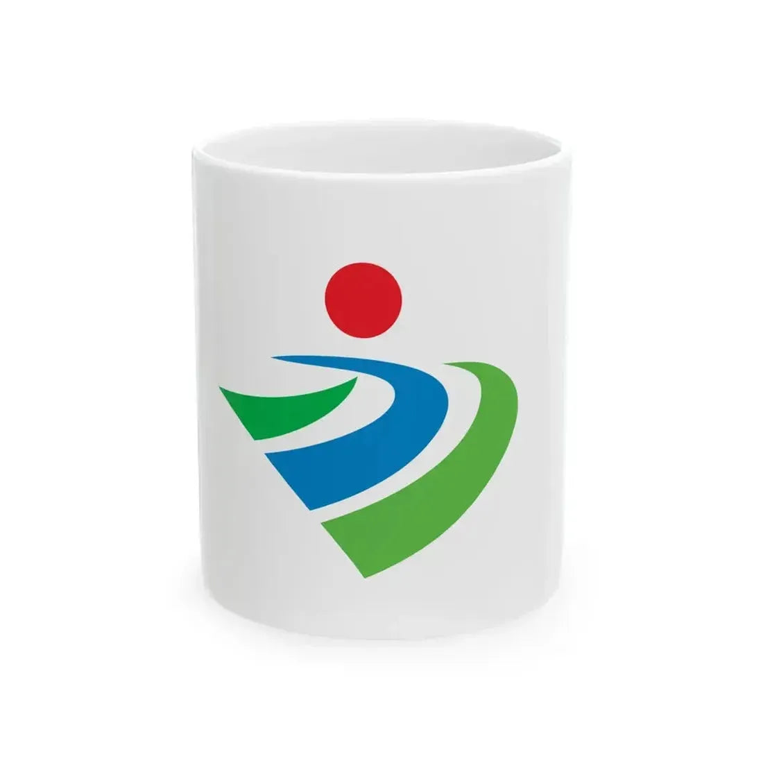 Flag of Kanzaki Saga (Japan) White Coffee Mug 11oz - Go Mug Yourself
