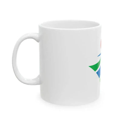 Flag of Kanzaki Saga (Japan) White Coffee Mug - Go Mug Yourself