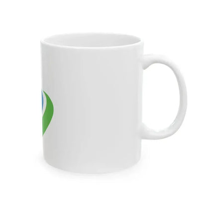 Flag of Kanzaki Saga (Japan) White Coffee Mug - Go Mug Yourself